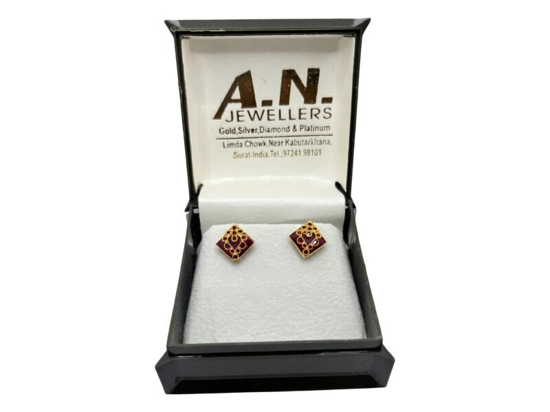 Ruby Royale Stud Earrings
