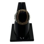 black and gold rings