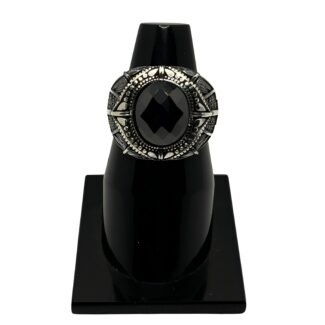 Men's Turkish Style Black Onyx Ring