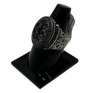 Men’s Turkish Onyx Ring – Vintage Ottoman Style